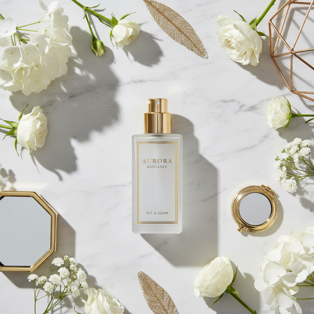 All-Day Lock Setting Spray flat lay