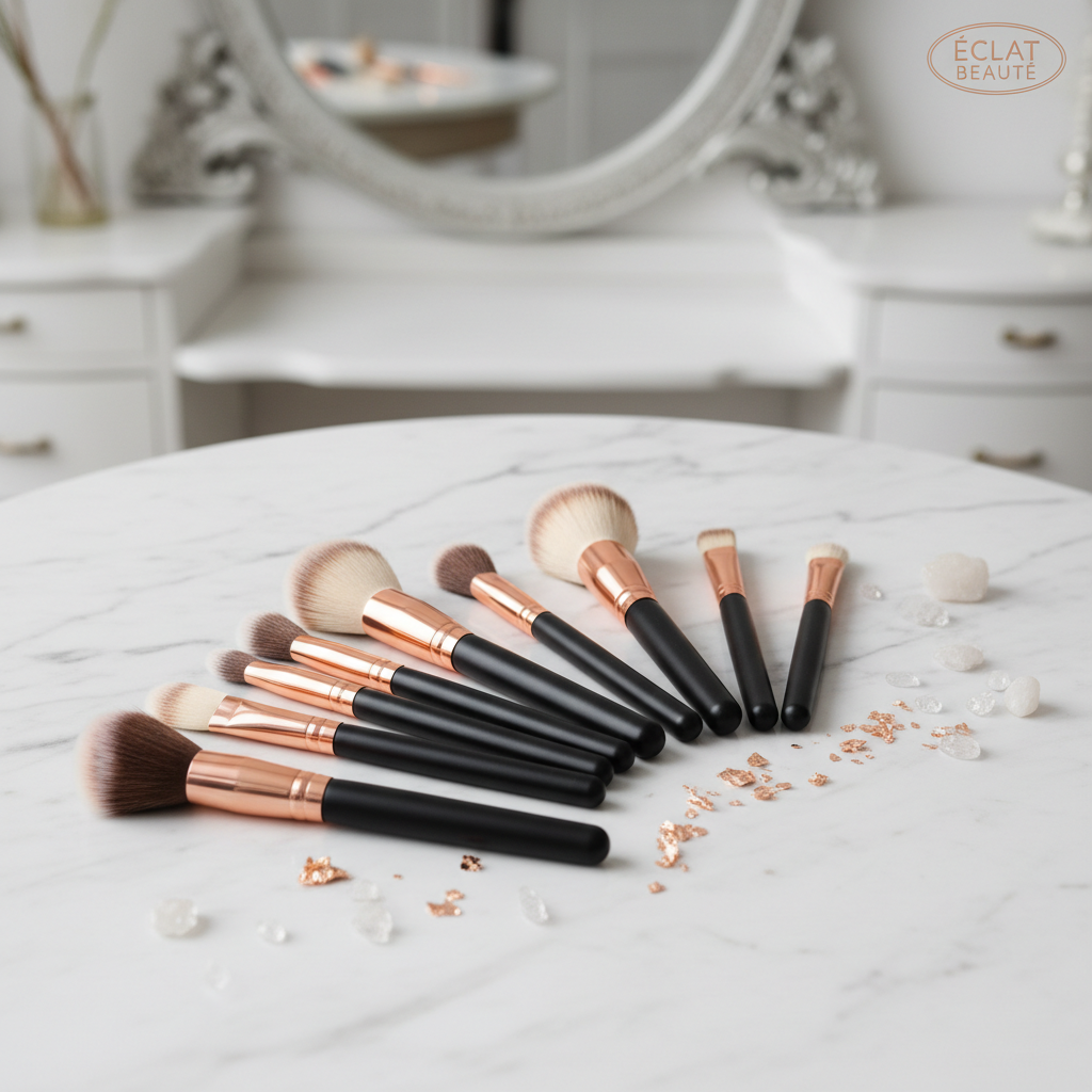 Pro Artistry Makeup Brushes Set fanned out